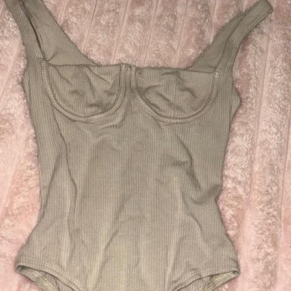 Princess-polly Women's Cream and Tan Bodysuit